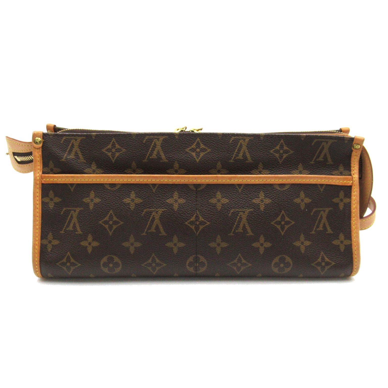 LOUIS VUITTON Monogram Popincourt Long金扣肩背袋啡色