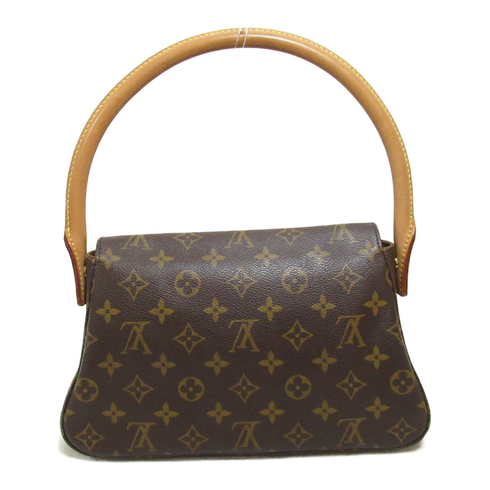 LOUIS VUITTON Monogram Mini Looping金扣肩背袋啡色