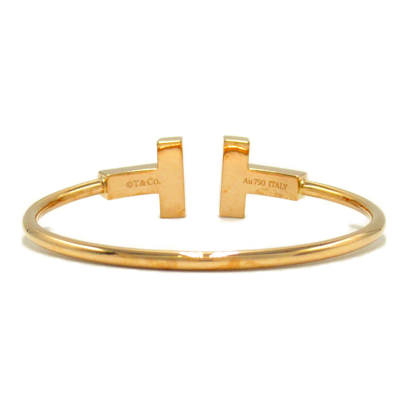 TIFFANY＆CO 18K玫瑰金T Wire Bracelet手鐲