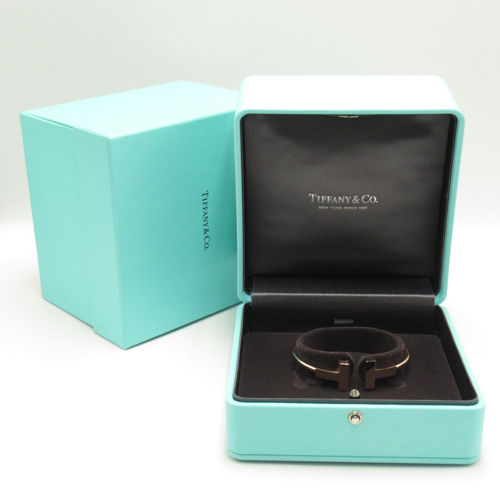 TIFFANY＆CO 18K玫瑰金T Wire Bracelet手鐲