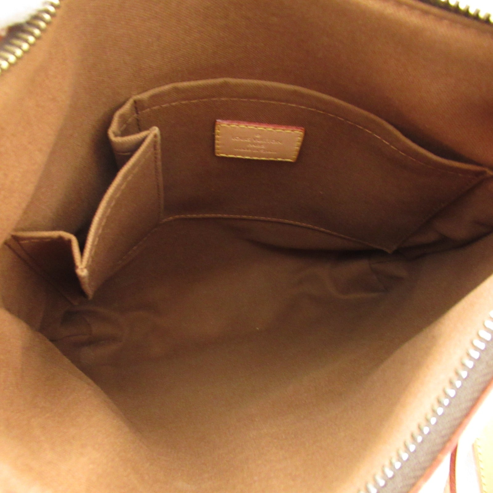 LOUIS VUITTON Monogram Odeon PM金扣肩背袋啡色