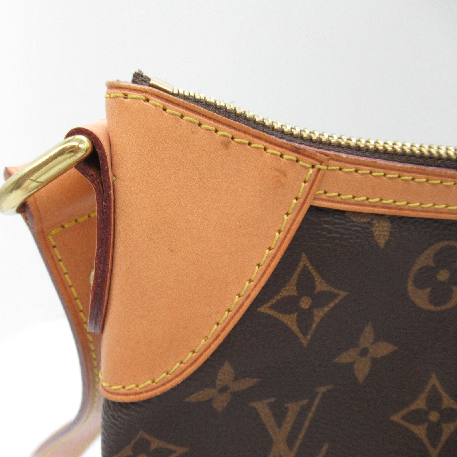LOUIS VUITTON 【激減優惠】Monogram Odeon PM金扣肩背袋啡色