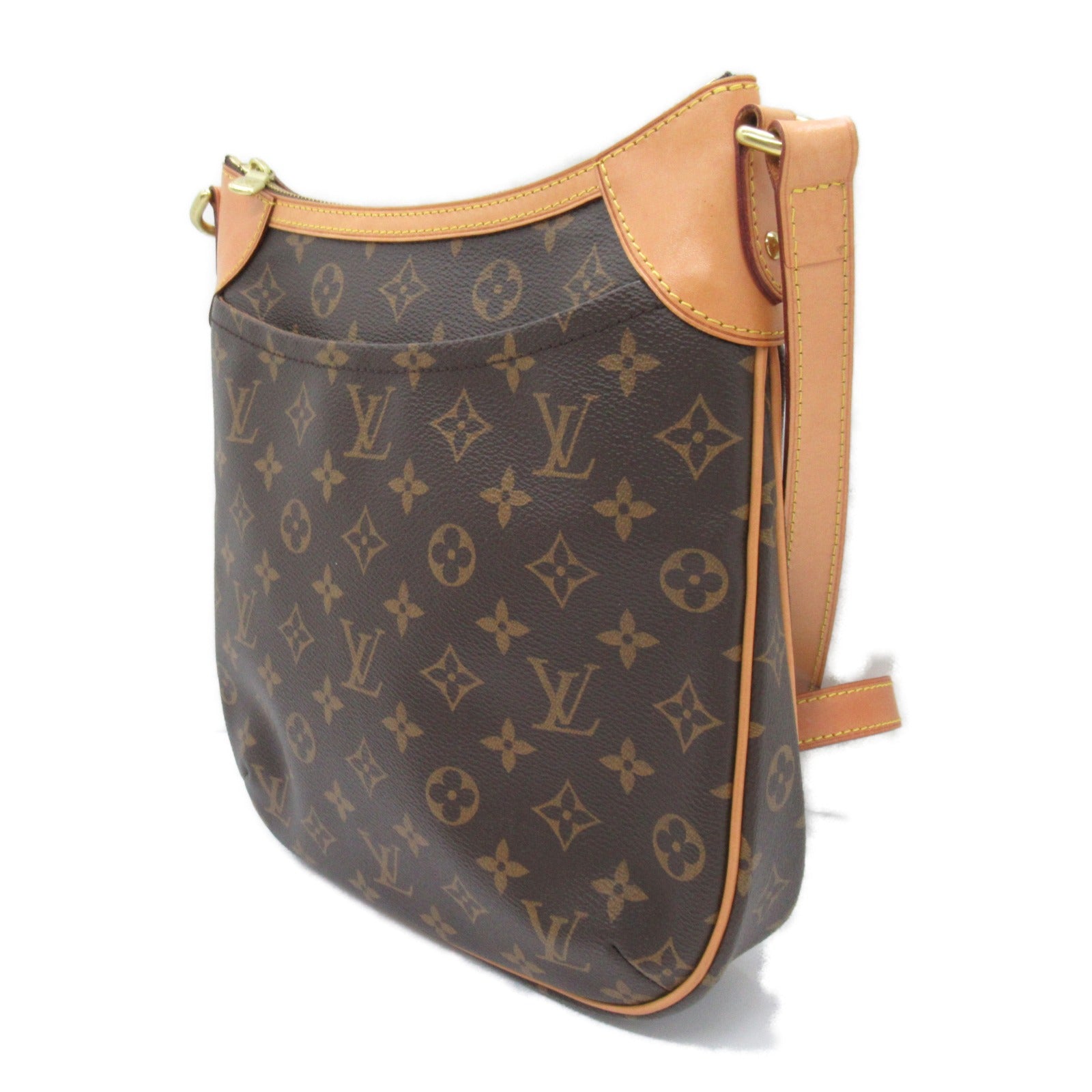LOUIS VUITTON 【激減優惠】Monogram Odeon PM金扣肩背袋啡色