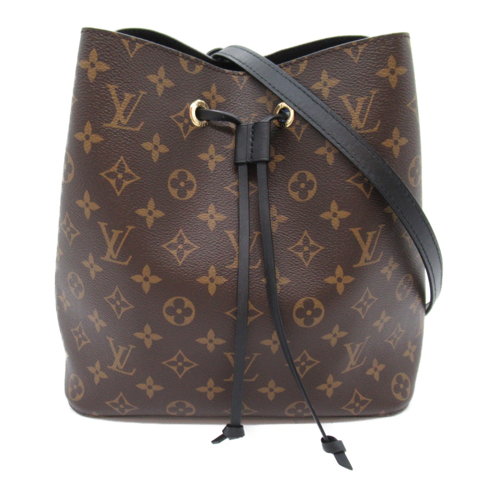LOUIS VUITTON Monogram Neo Noe MM金扣肩背袋啡色