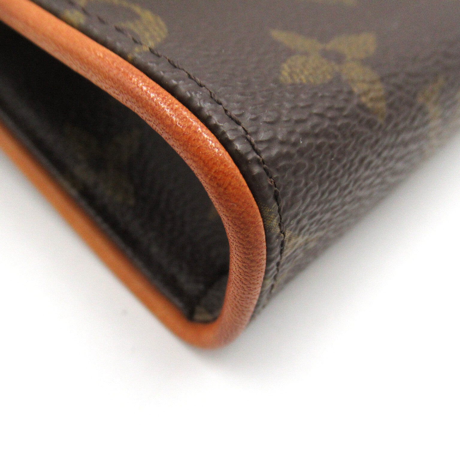 LOUIS VUITTON Monogram Pochette Florentine金扣腰包啡色