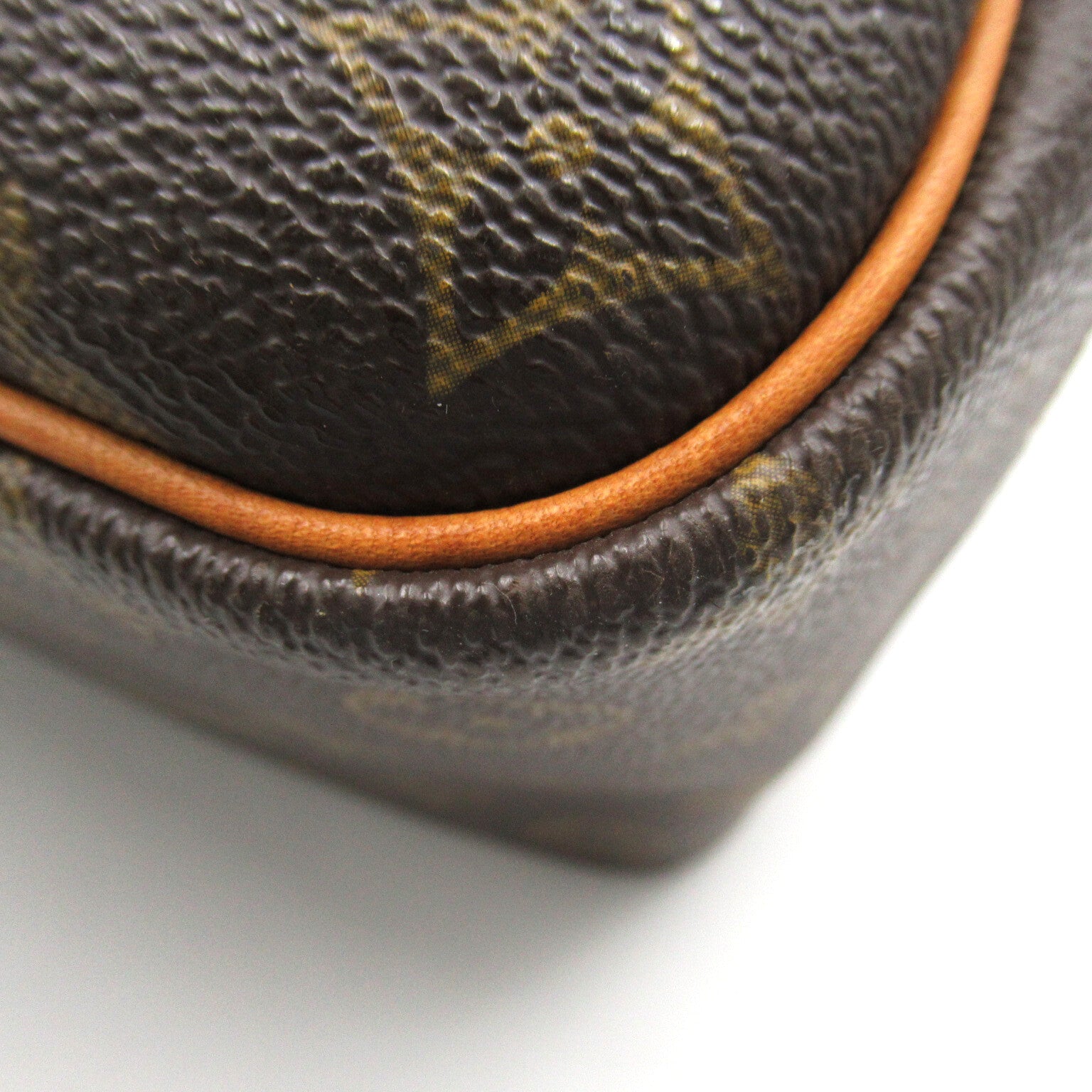 LOUIS VUITTON 【激減優惠】Monogram Deauville金扣手挽袋啡色