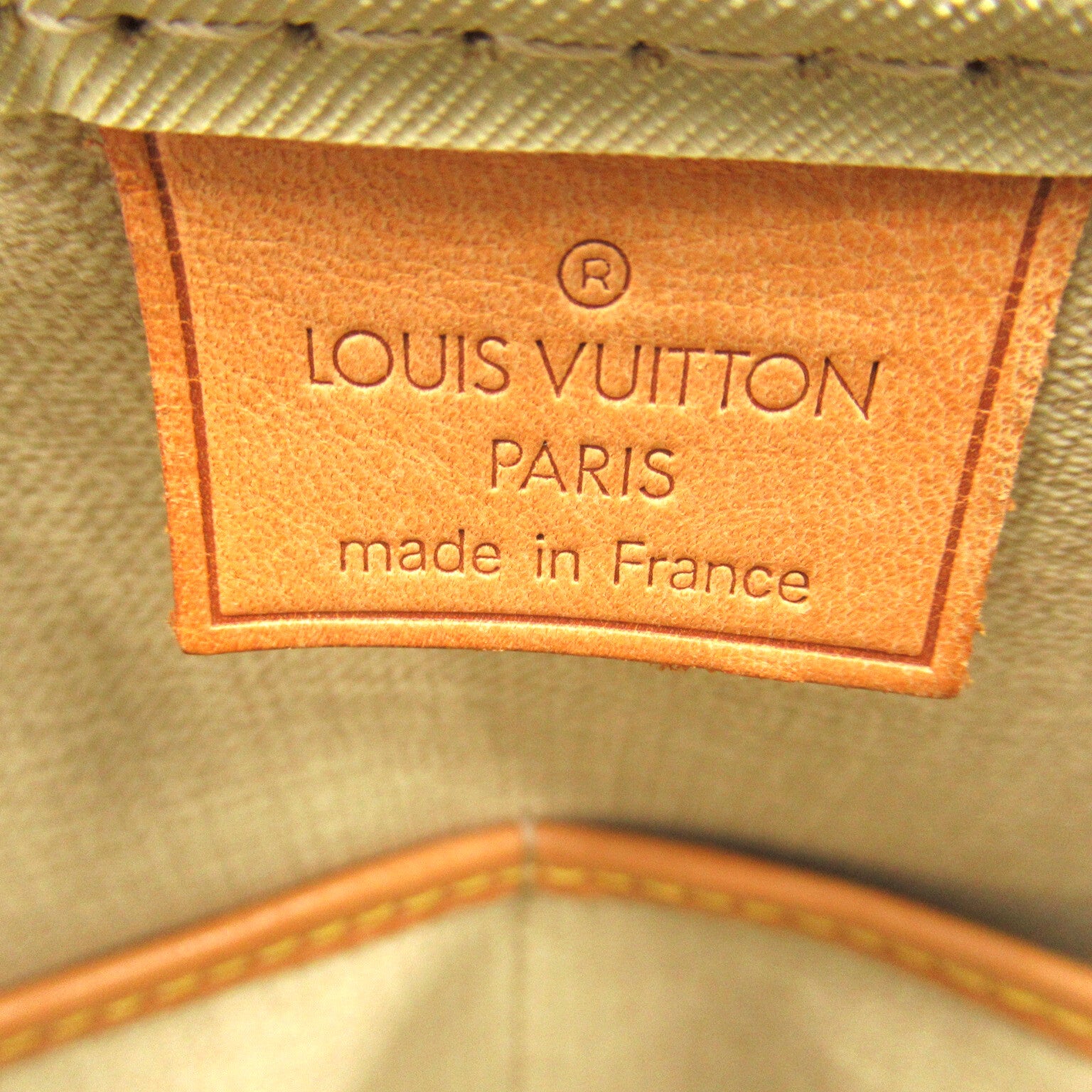 LOUIS VUITTON 【激減優惠】Monogram Deauville金扣手挽袋啡色