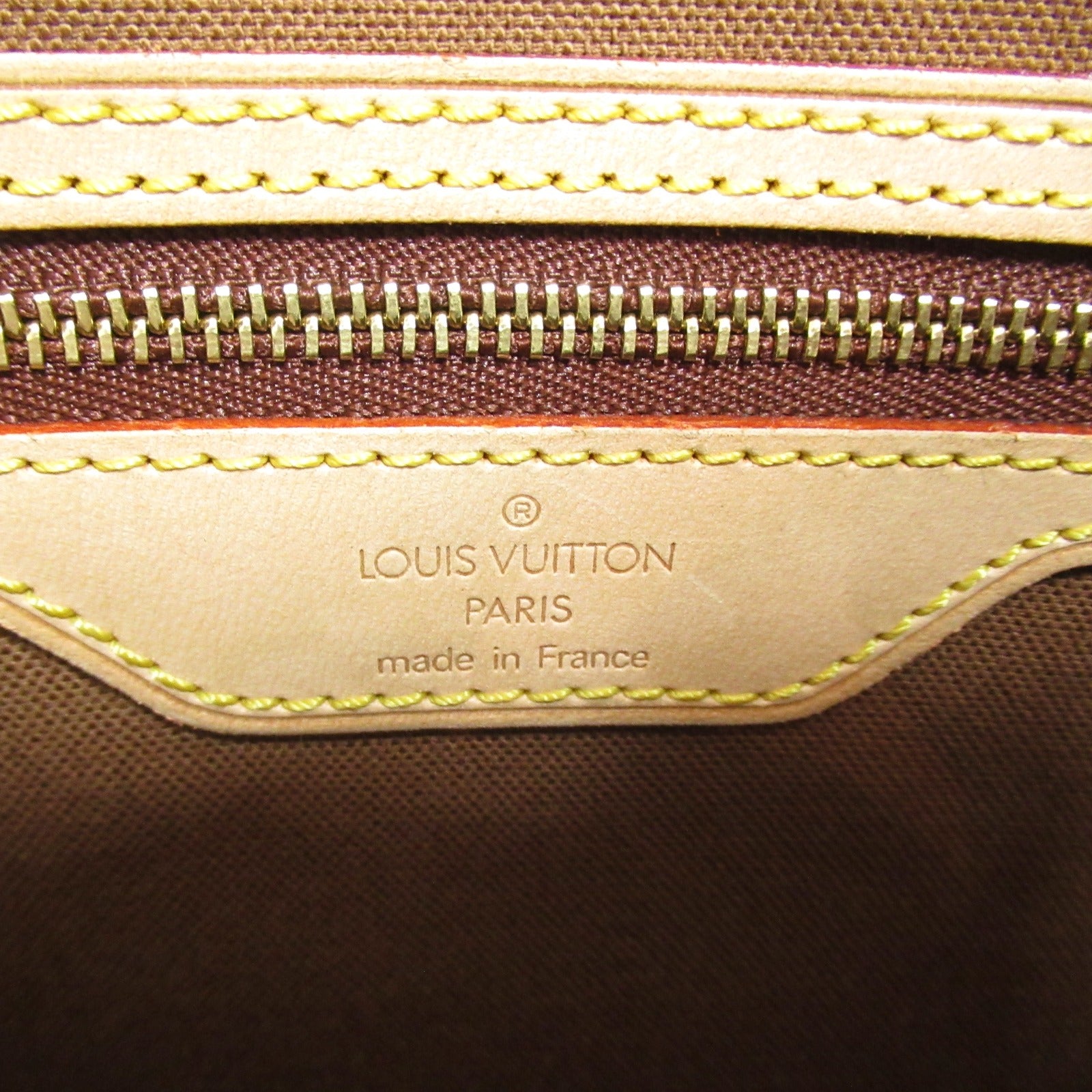 LOUIS VUITTON Monogram Batignolles Horizontal金扣手挽袋啡色