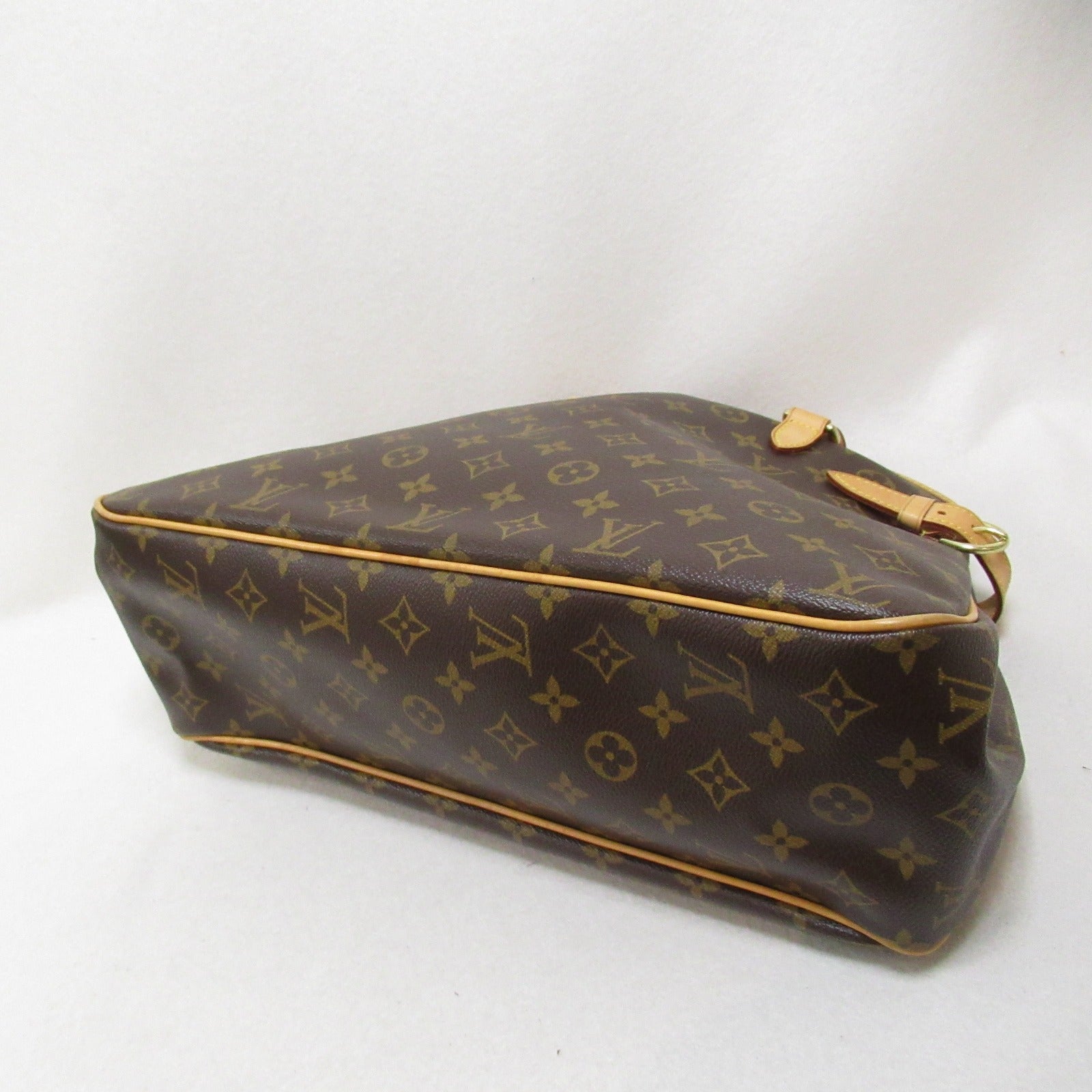 LOUIS VUITTON Monogram Batignolles Horizontal金扣手挽袋啡色