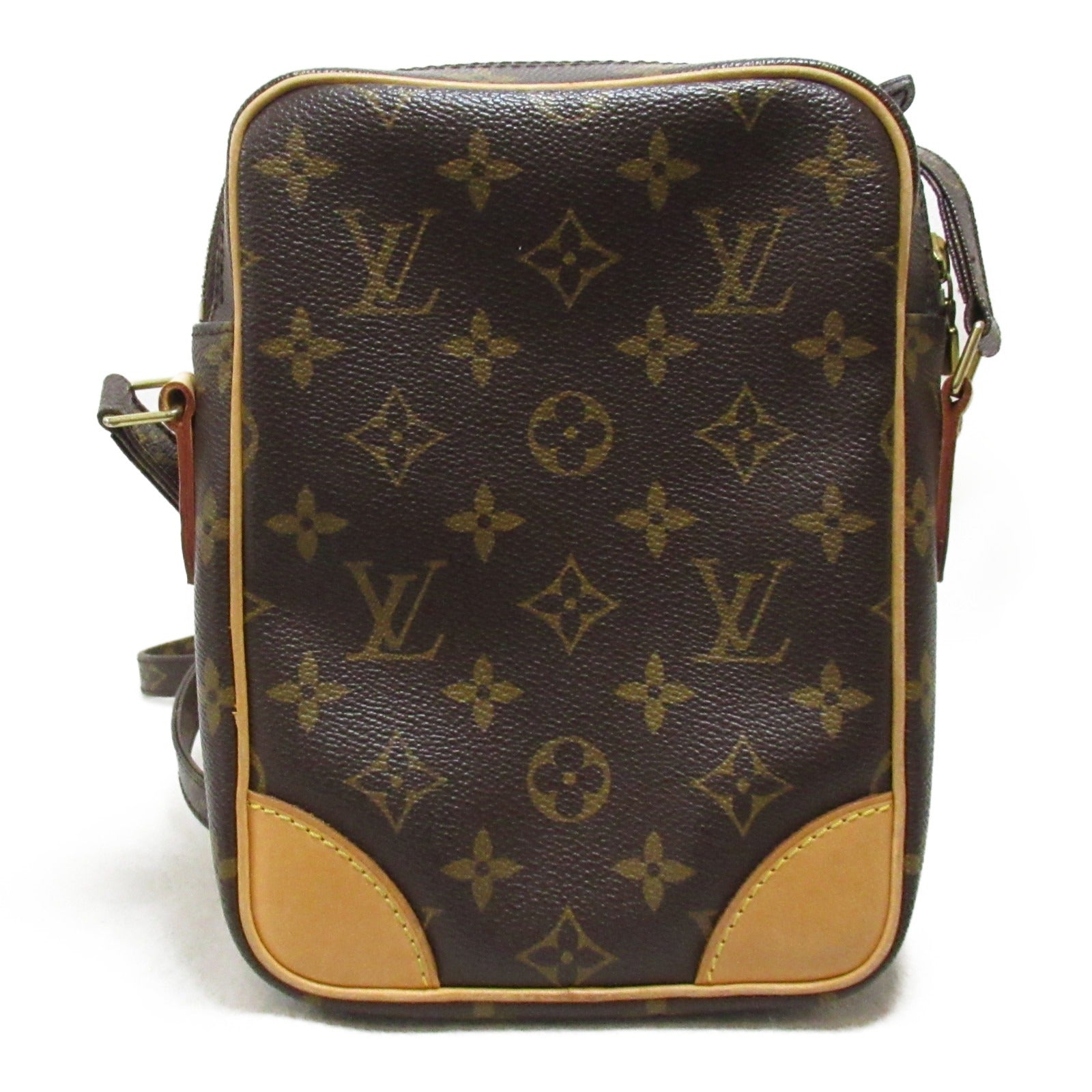 LOUIS VUITTON Monogram Amazon金扣肩背袋啡色