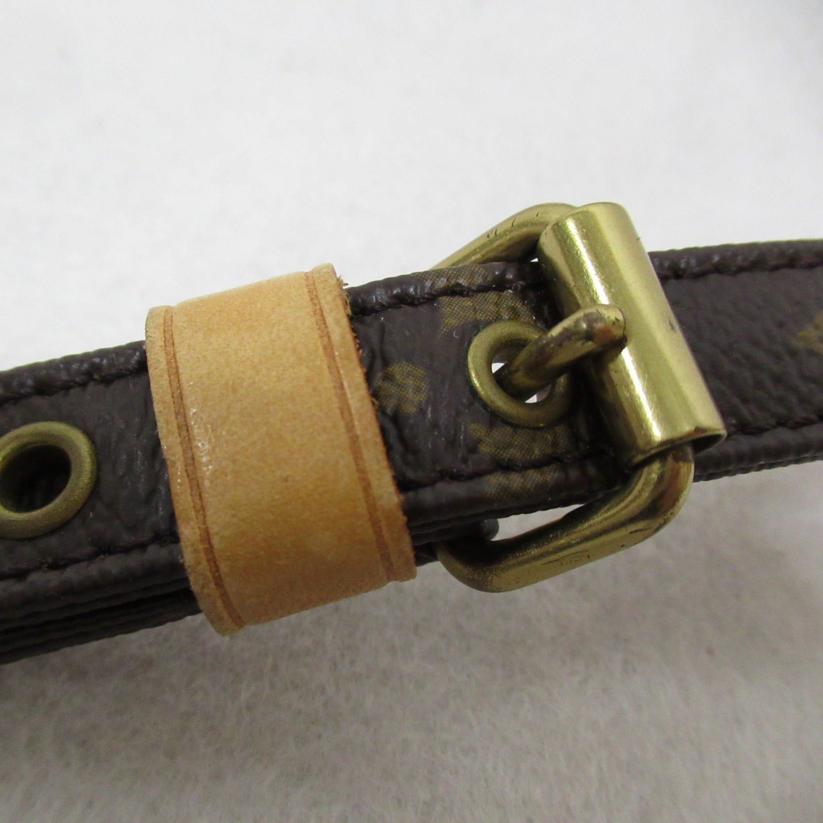 LOUIS VUITTON Monogram Amazon金扣肩背袋啡色