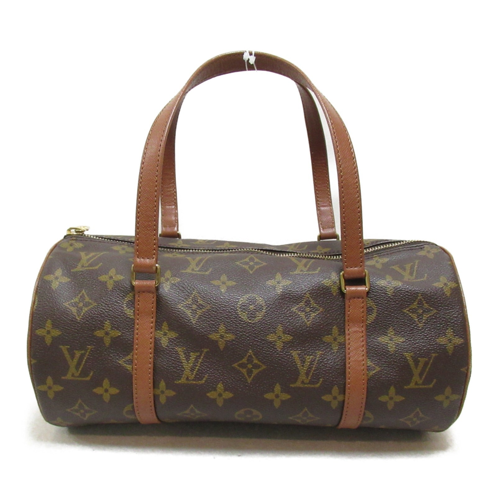 LOUIS VUITTON Monogram Old Papillon GM金扣手挽袋啡色