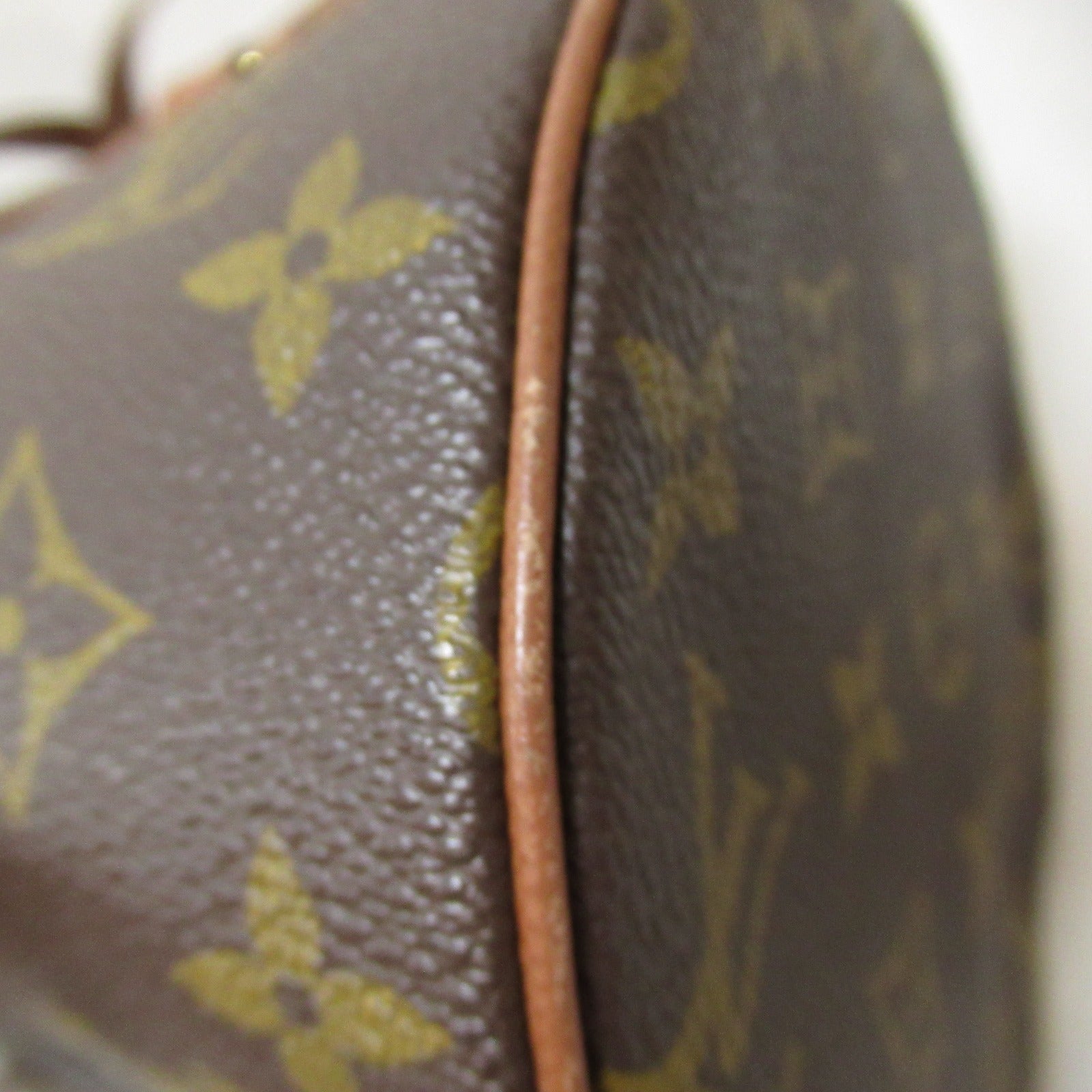LOUIS VUITTON Monogram Old Papillon GM金扣手挽袋啡色