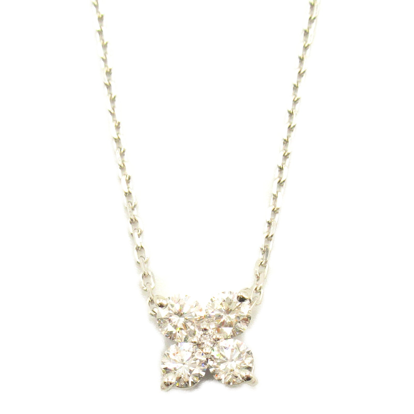 Ponte Vecchio 18K白金Diamond Necklace 0.50ct鑽石項鍊