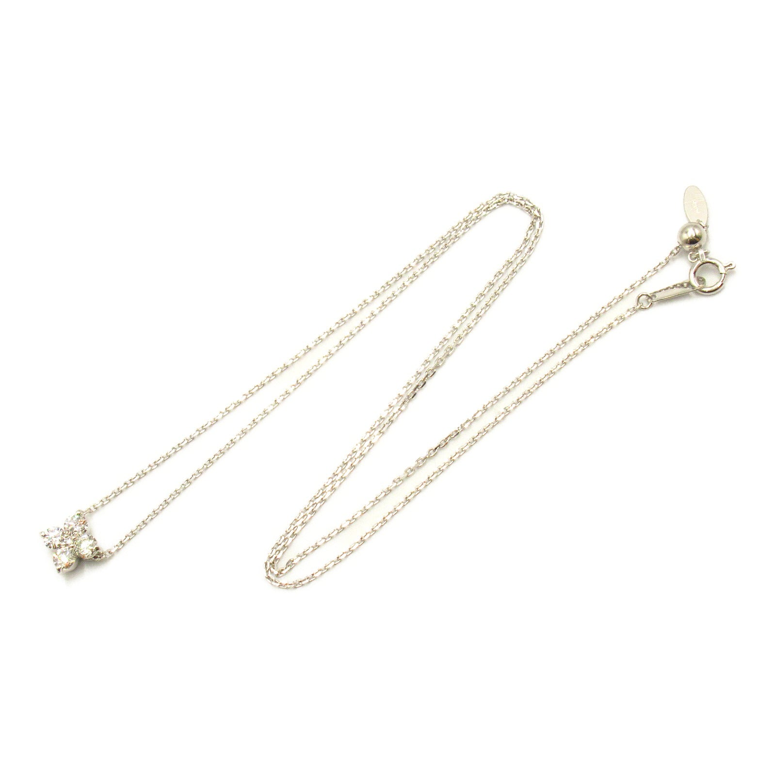 Ponte Vecchio 18K白金Diamond Necklace 0.50ct鑽石項鍊