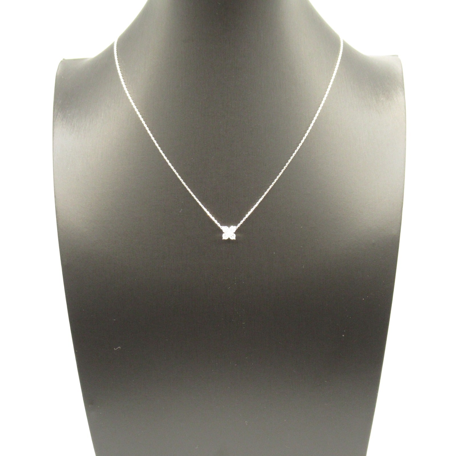 Ponte Vecchio 18K白金Diamond Necklace 0.50ct鑽石項鍊