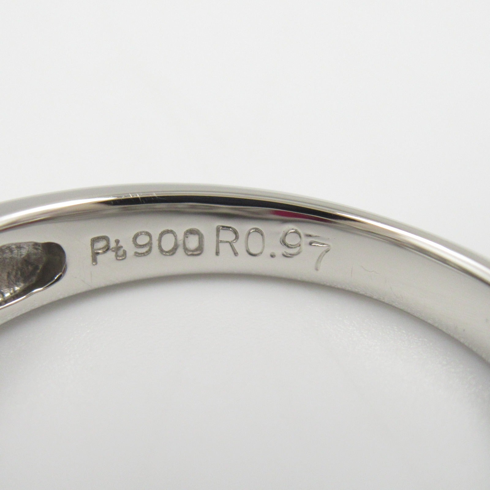 JEWELRY【激減優惠】 PT900鉑金Ruby Diamond Ring紅寶石/鑽石戒指US#6.25