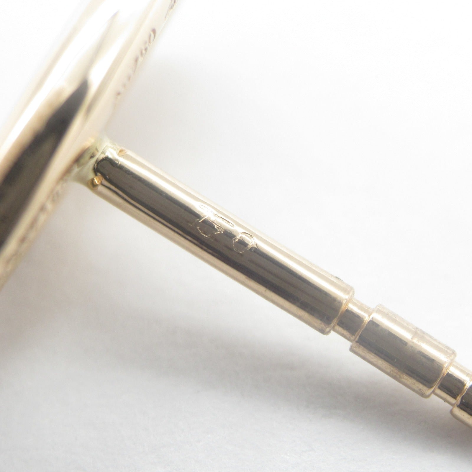 HERMES 18K玫瑰金Chaine d'Ancre Earrings耳環