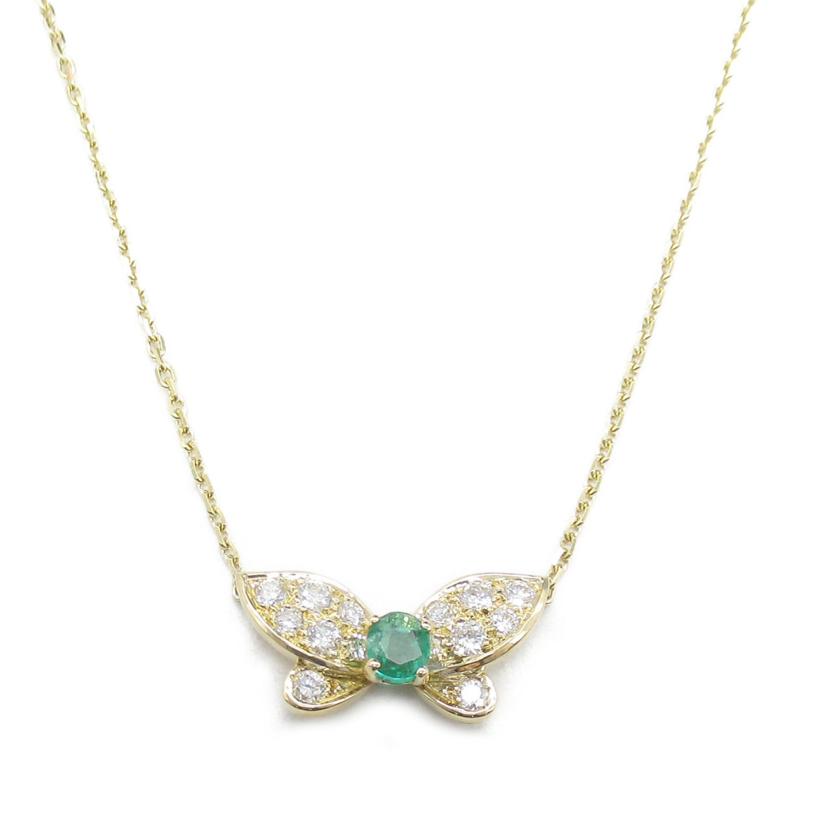 Van Cleef & Arpels 18K黃金Papillon Necklace項鍊