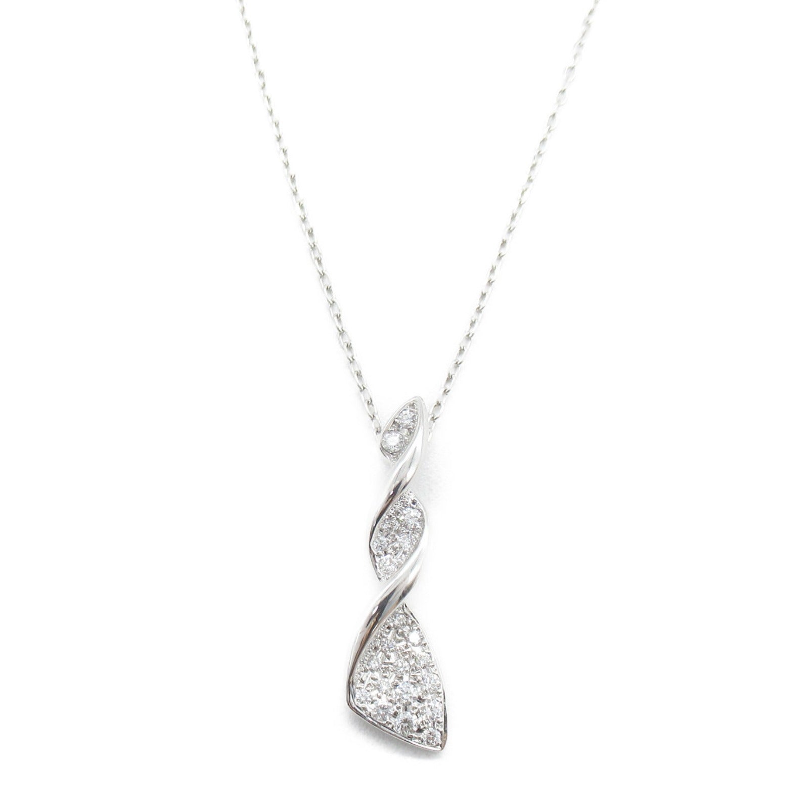 MIKIMOTO 18K白金Diamond Necklace 0.28ct鑽石項鍊