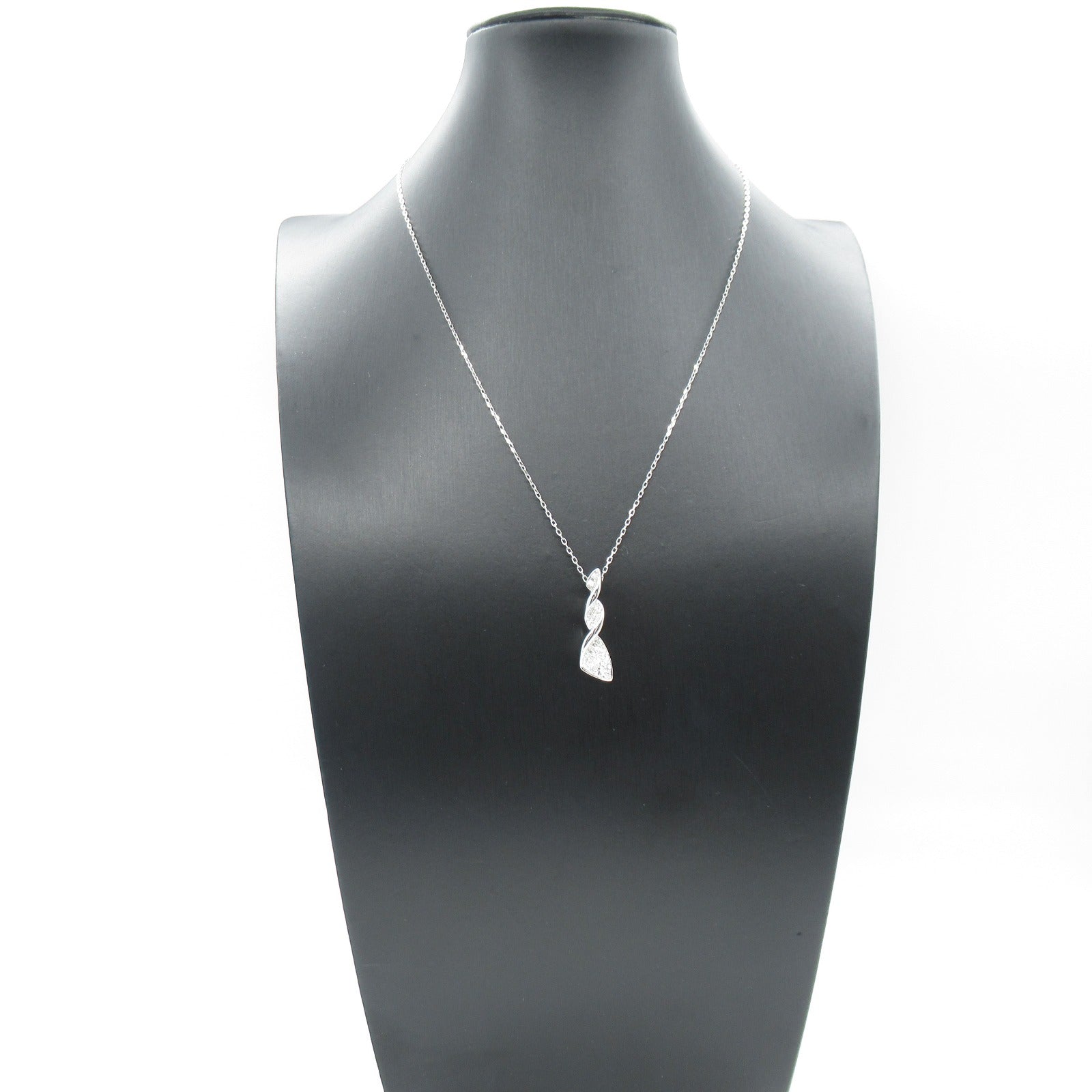 MIKIMOTO 18K白金Diamond Necklace 0.28ct鑽石項鍊