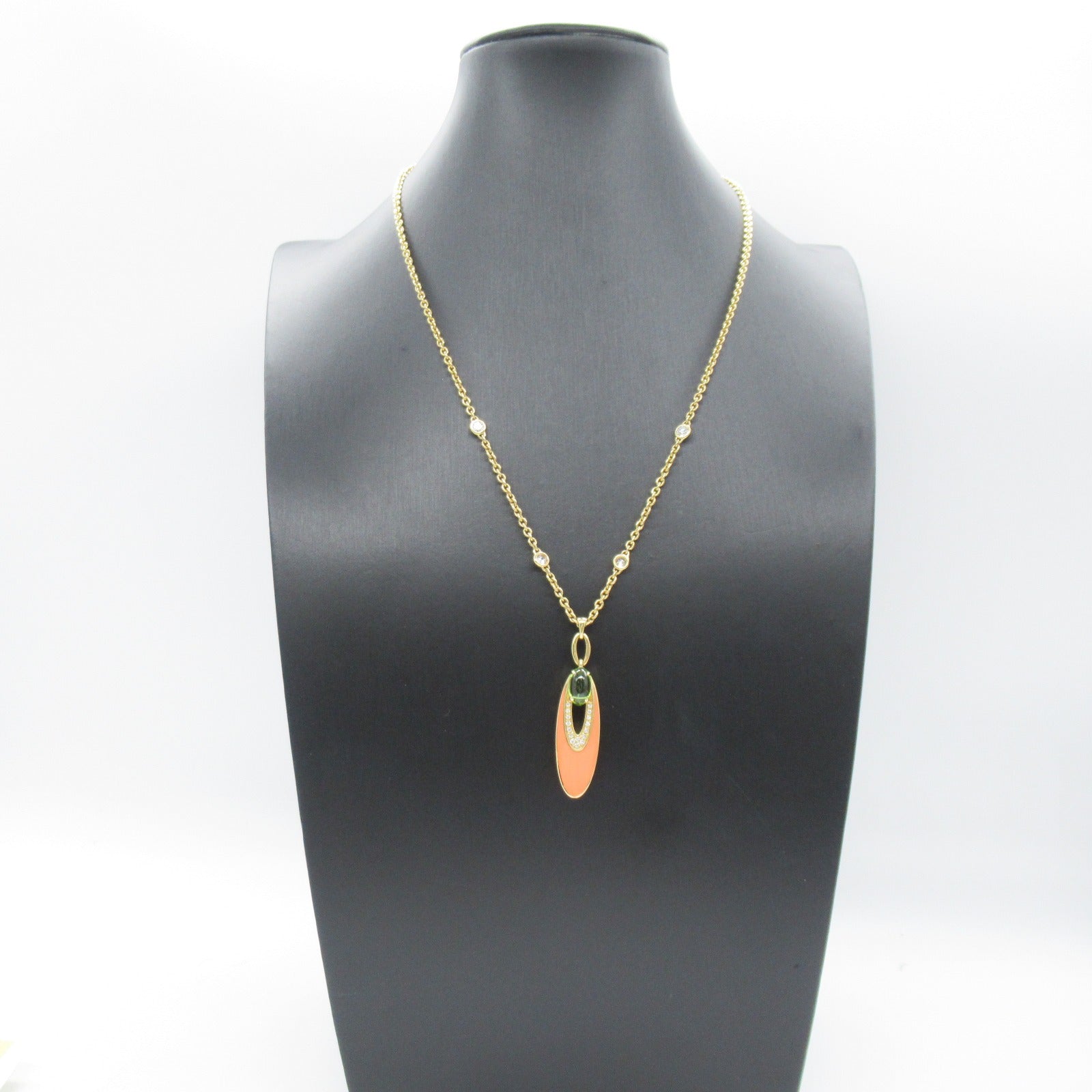 BVLGARI 【激減優惠】18K黃金Elysia Peridot Diamond Necklace橄欖石/鑽石項鍊