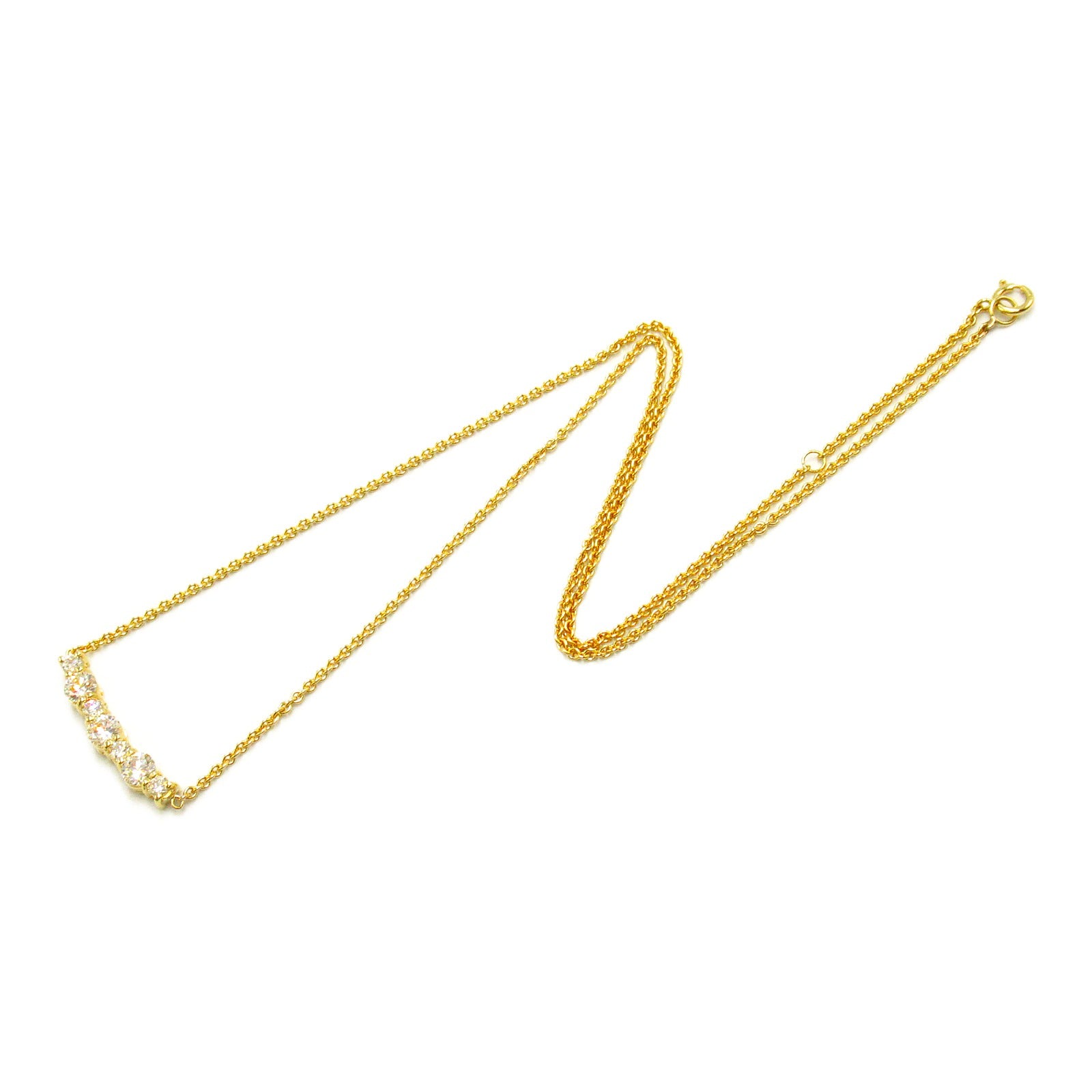TIFFANY＆CO 18K黃金Vintage Diamond Necklace鑽石項鍊