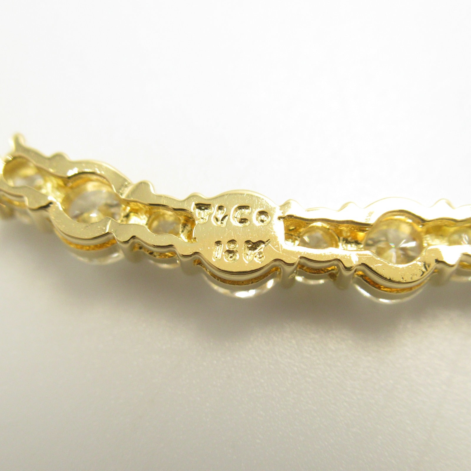 TIFFANY＆CO 18K黃金Vintage Diamond Necklace鑽石項鍊