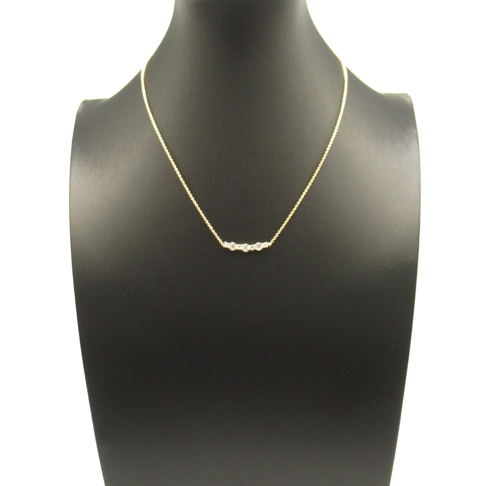 TIFFANY＆CO 18K黃金Vintage Diamond Necklace鑽石項鍊