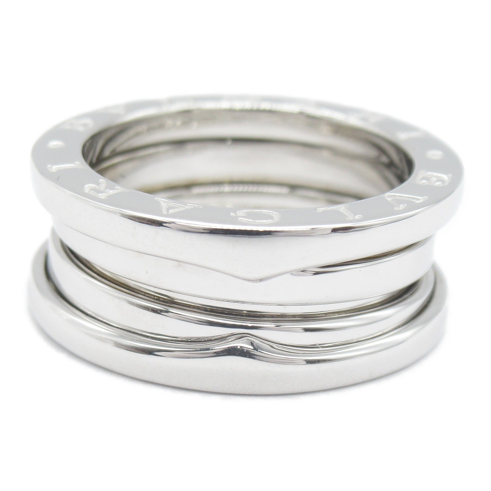 BVLGARI 18K白金B-zero1 Ring戒指Bvlgari#52/US#6