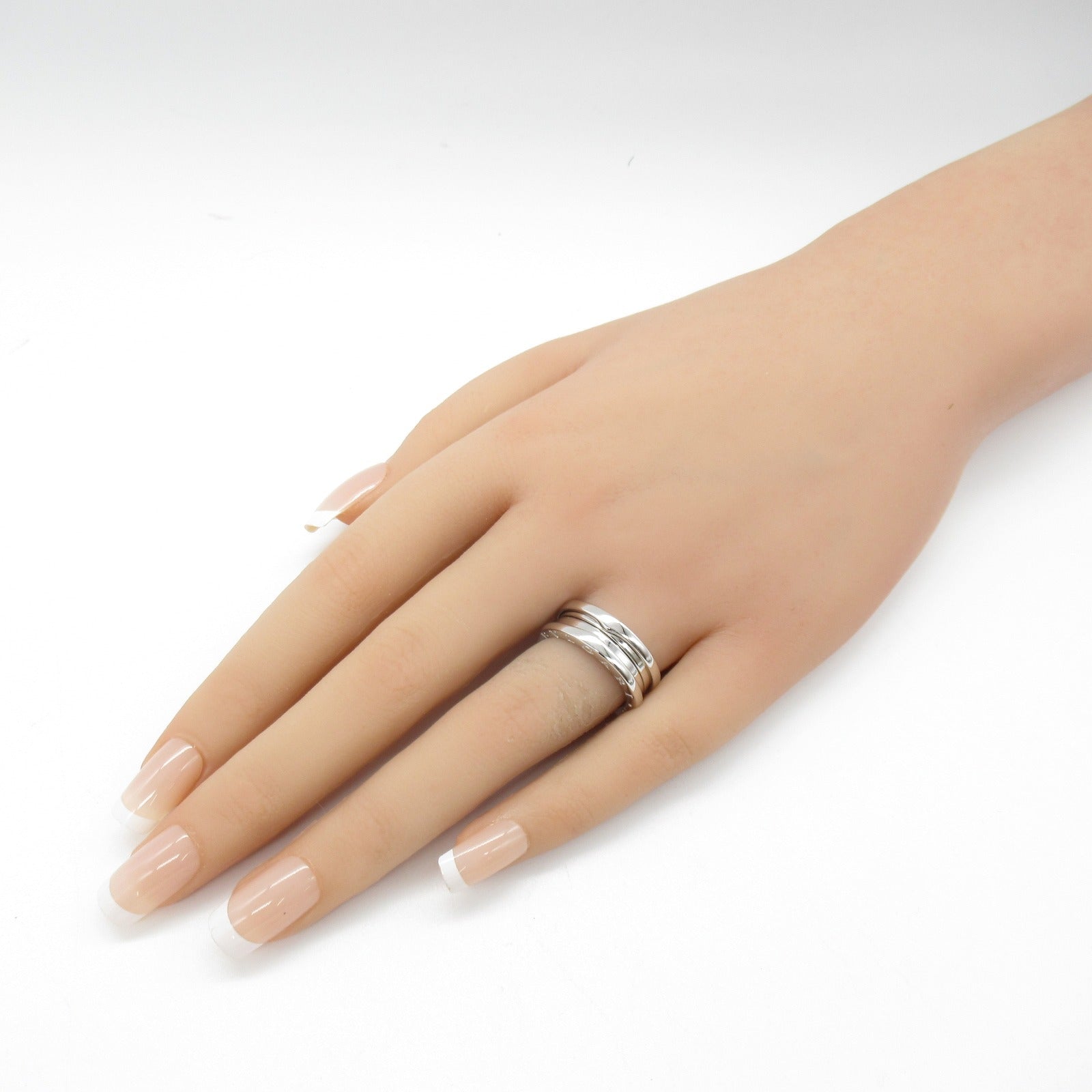 BVLGARI 18K白金B-zero1 Ring戒指Bvlgari#52/US#6