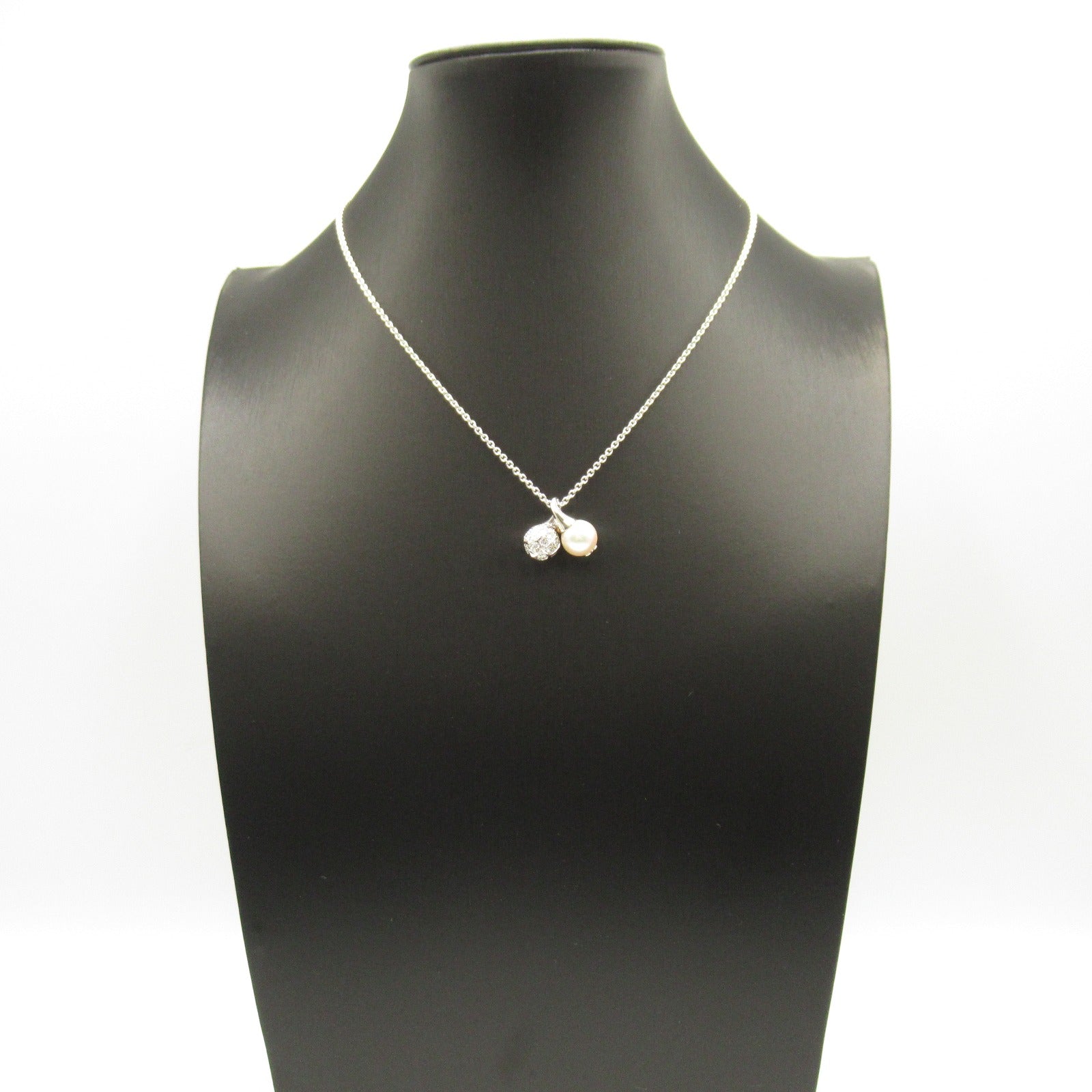 BVLGARI 18K白金Pearl/Diamond Necklace珍珠/鑽石項鍊