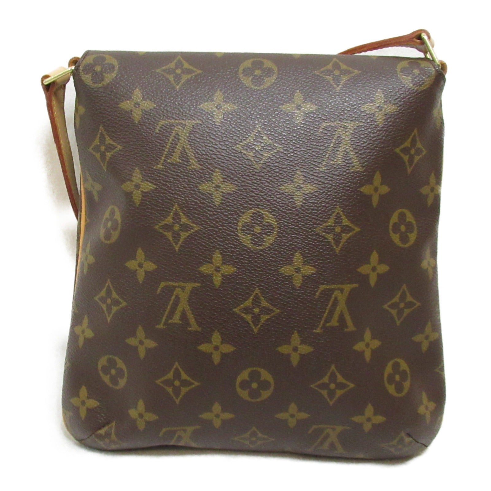 LOUIS VUITTON Monogram Musette Salsa金扣肩背袋啡色