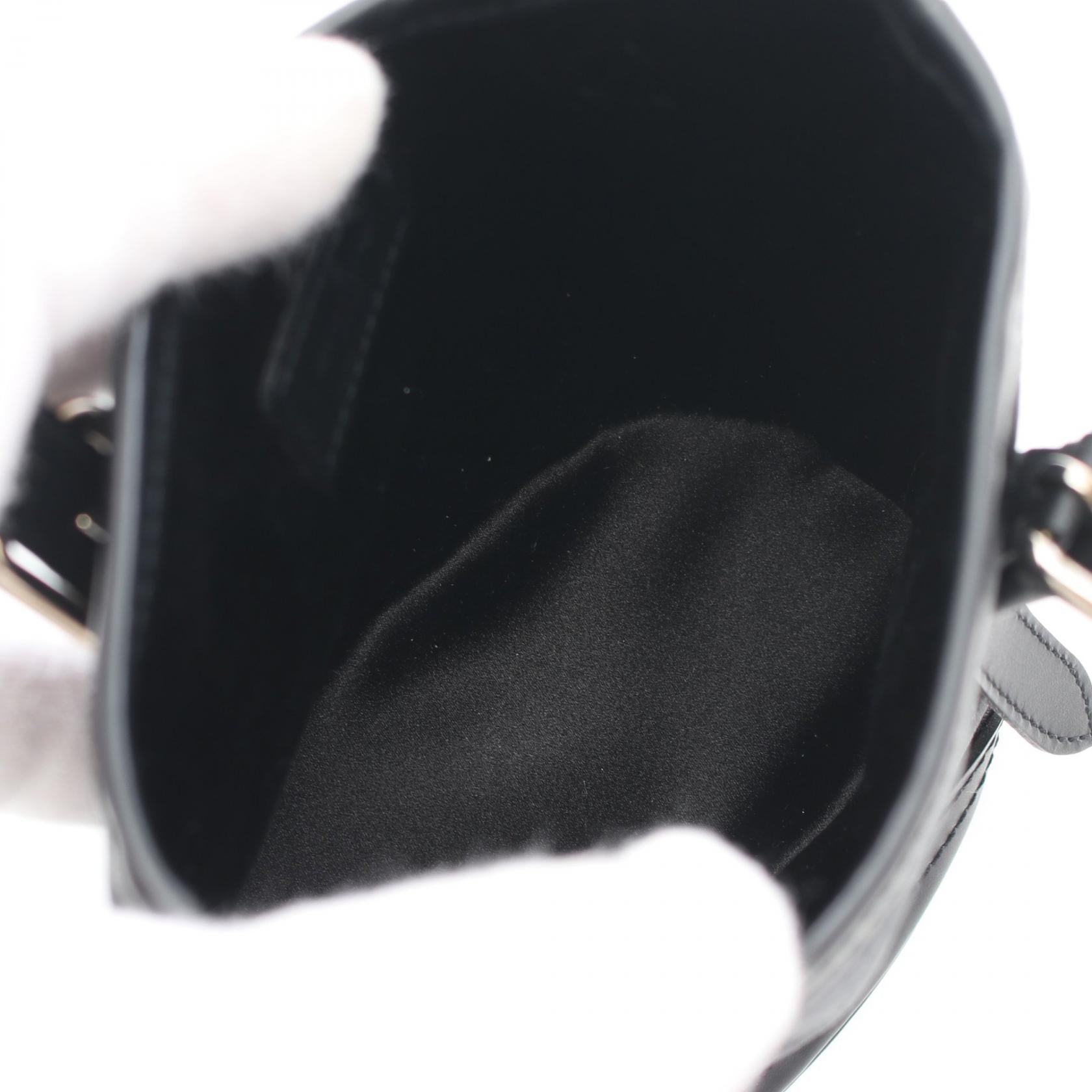 LOUIS VUITTON LV SHW Little Bucket Handbag M92144 Monogram Satin Leather