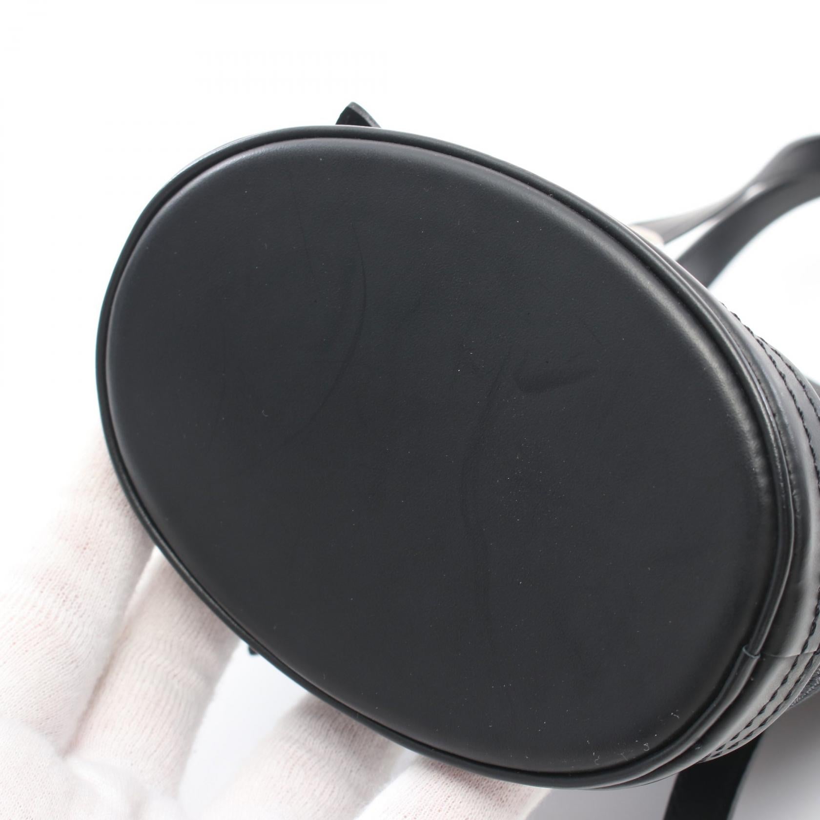 LOUIS VUITTON LV SHW Little Bucket Handbag M92144 Monogram Satin Leather