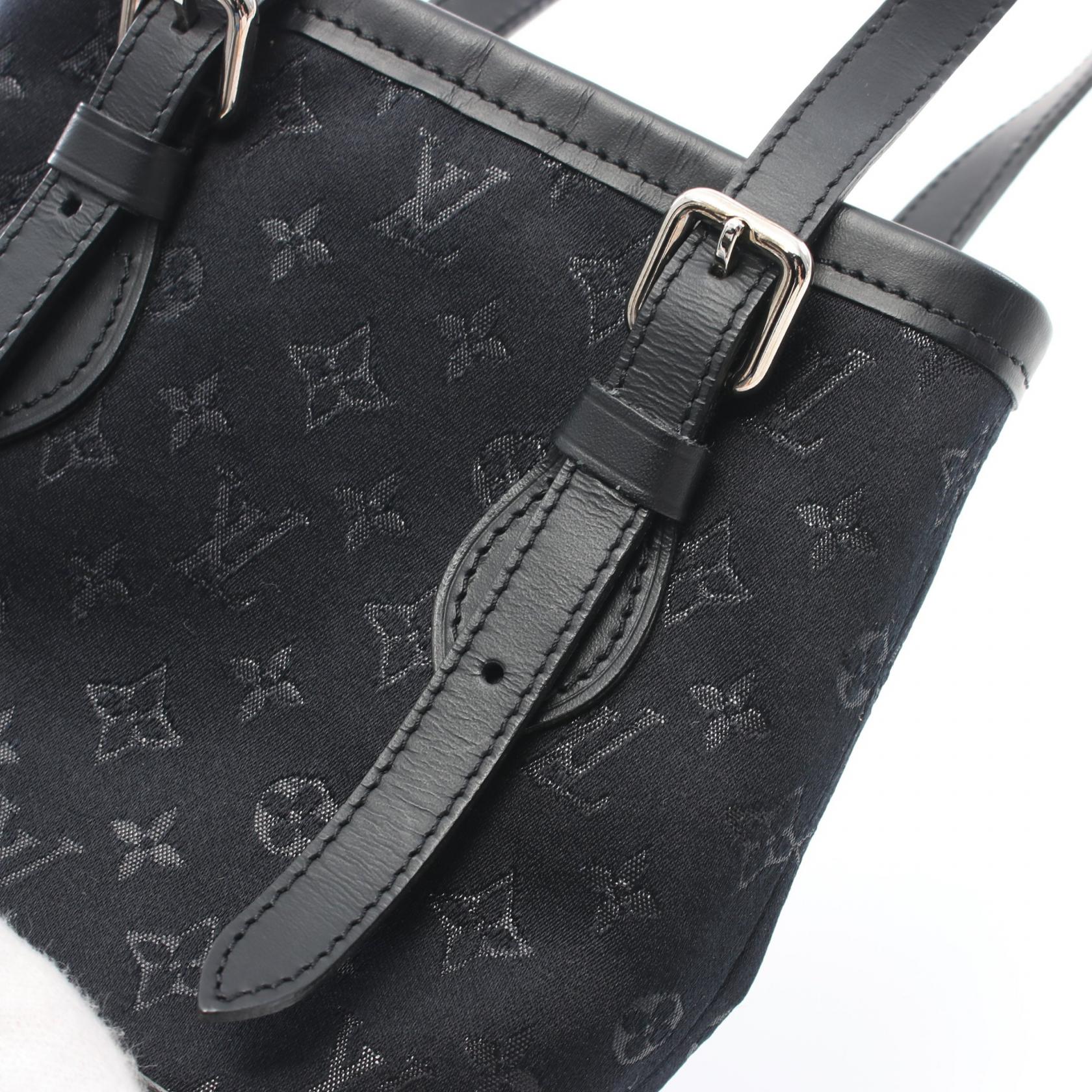 LOUIS VUITTON LV SHW Little Bucket Handbag M92144 Monogram Satin Leather