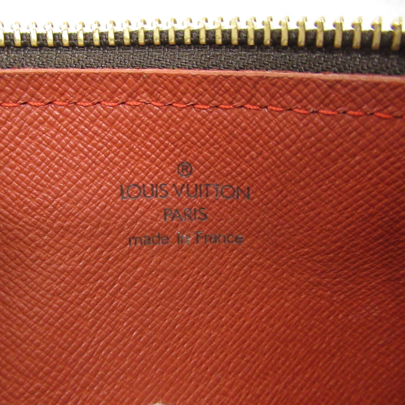 LOUIS VUITTON Damier Papillon PM金扣手挽袋啡色