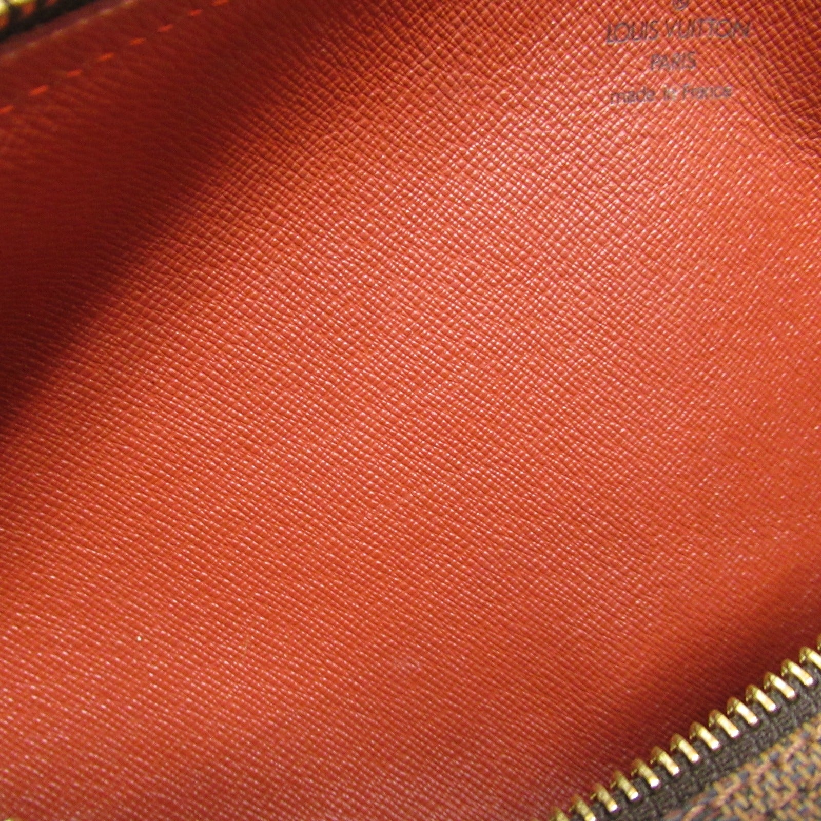 LOUIS VUITTON Damier Papillon PM金扣手挽袋啡色