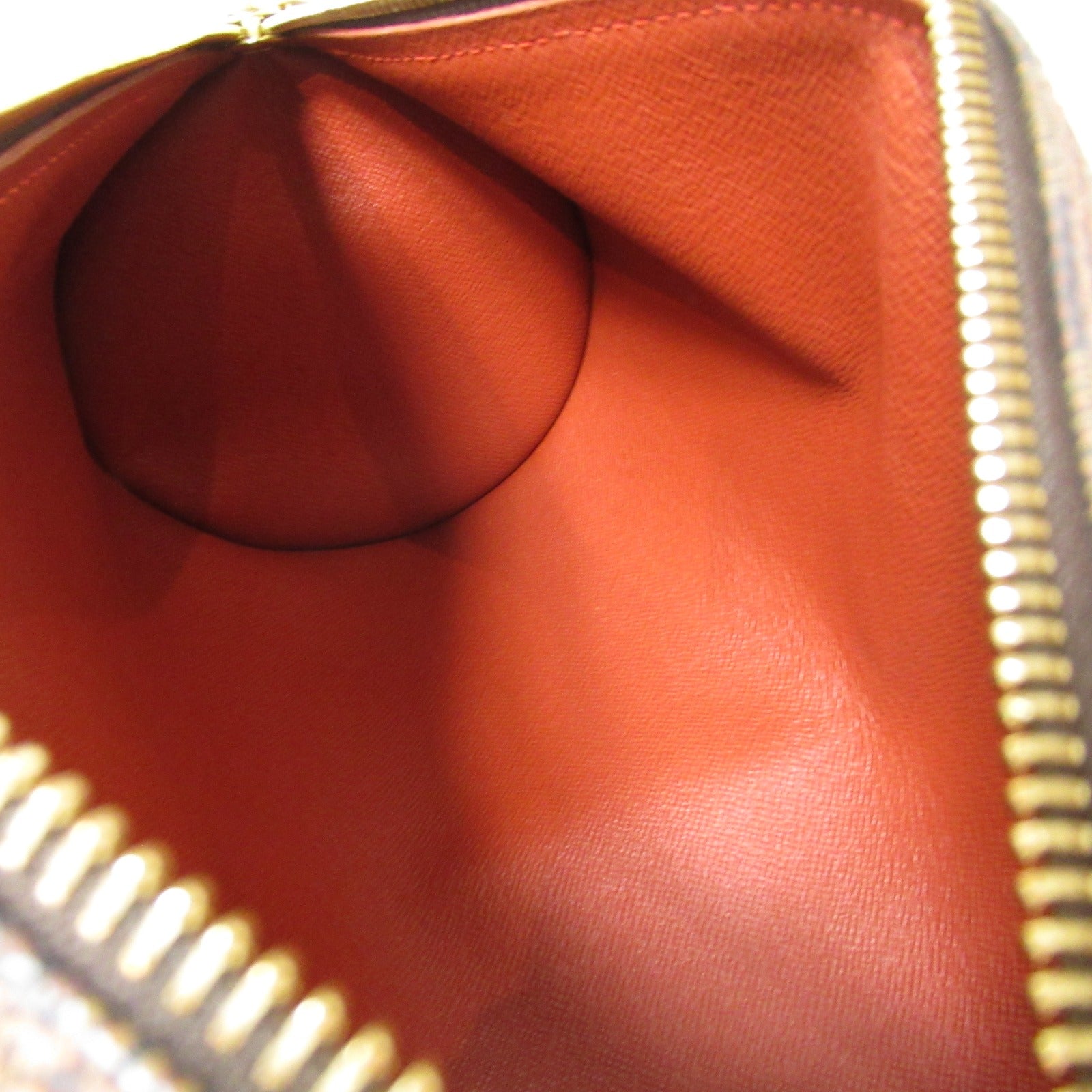 LOUIS VUITTON Damier Papillon PM金扣手挽袋啡色