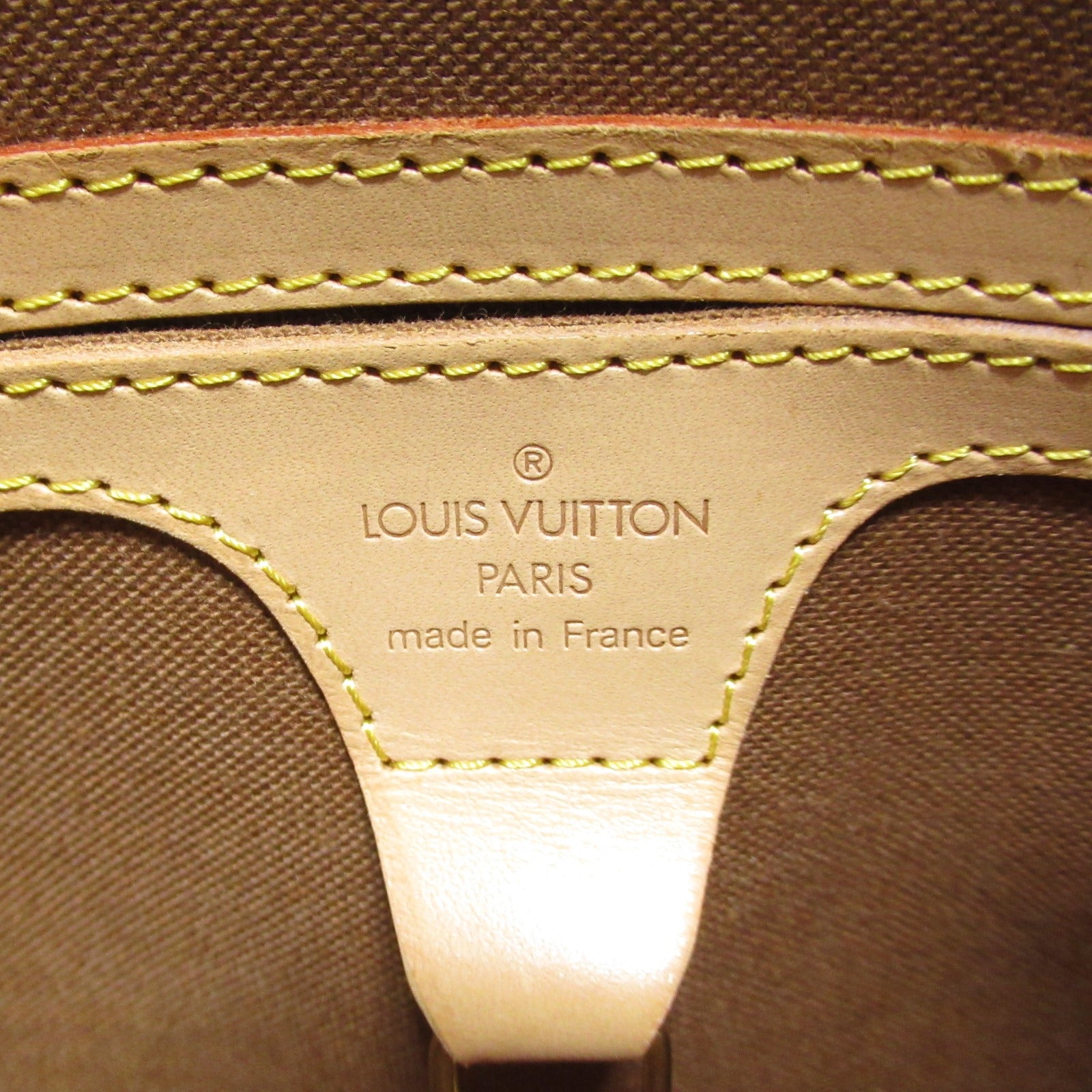 LOUIS VUITTON Monogram Ellipse PM金扣手挽袋啡色