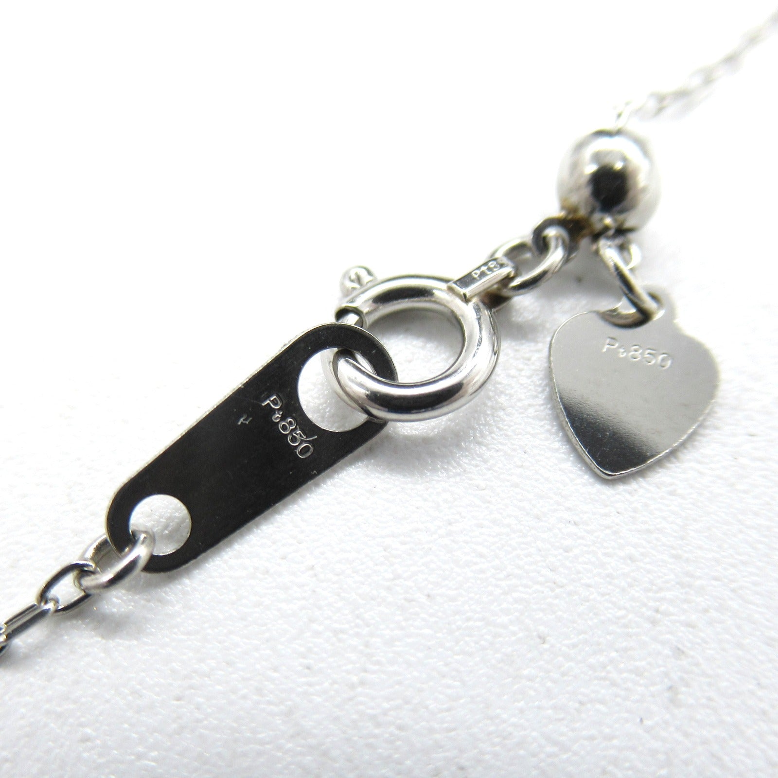 MIKIMOTO 18K白金/PT850鉑金Diamond Necklace 0.16ct鑽石項鍊