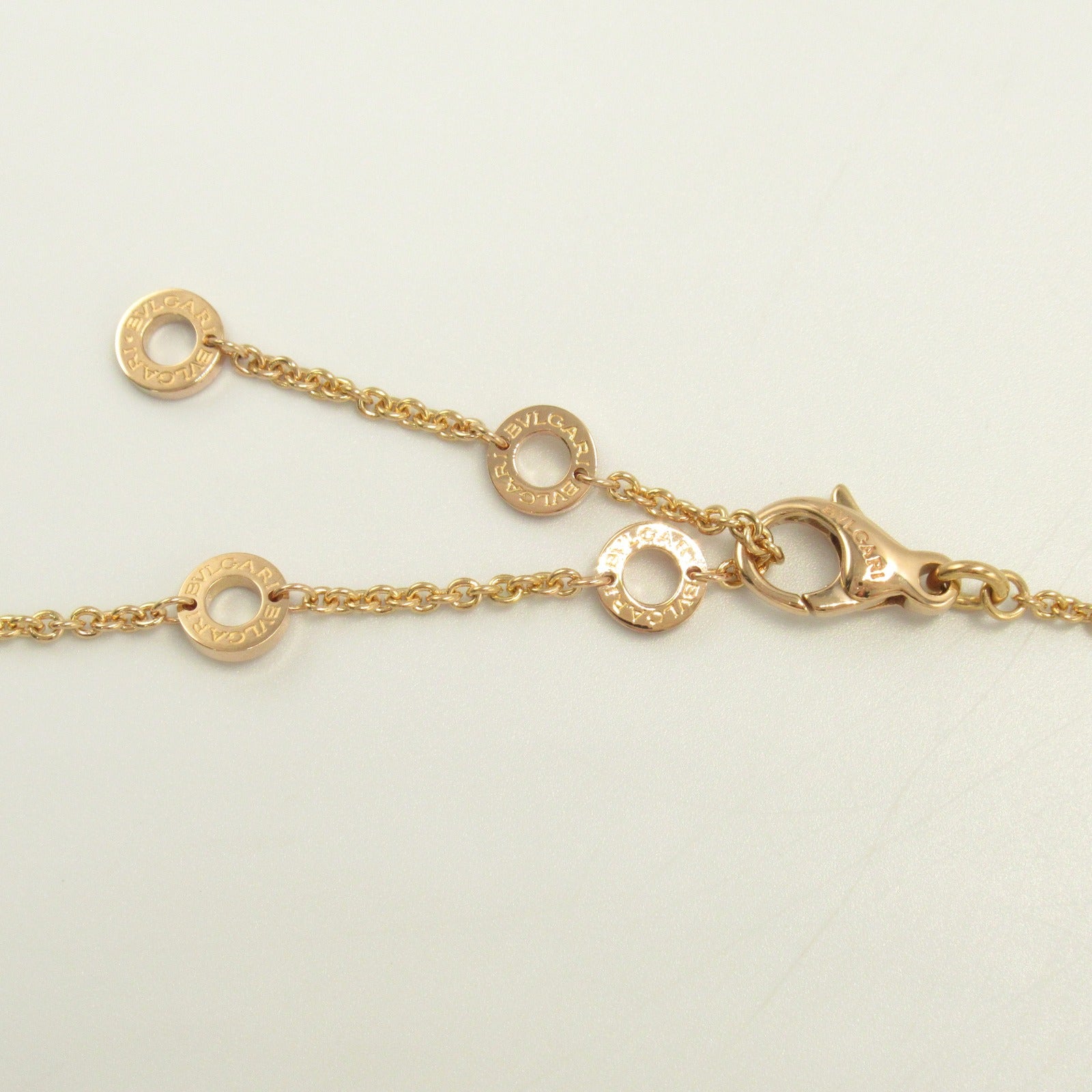 BVLGARI BVLGARI BVLGARI Diamond Necklace 18K Pink Gold