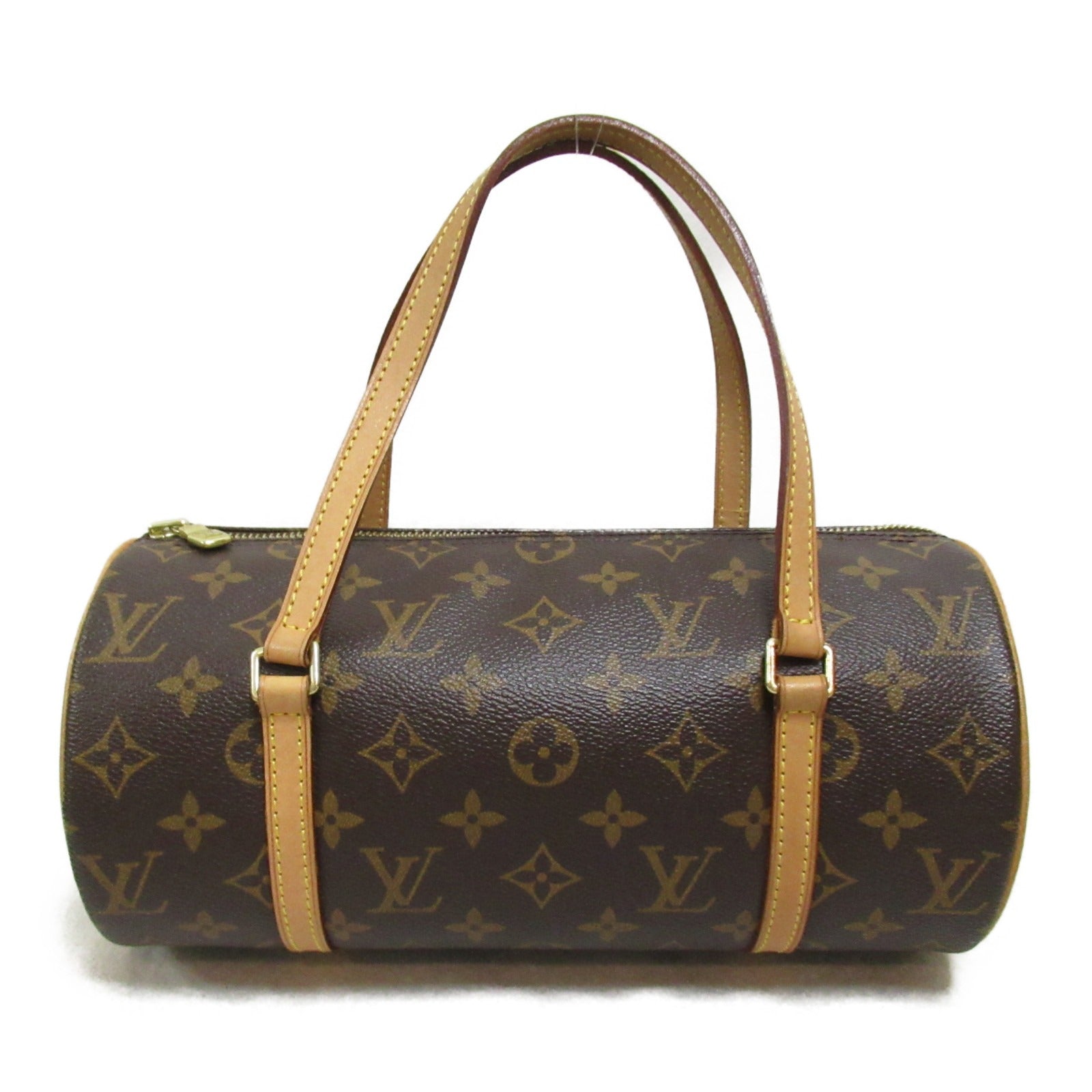 LOUIS VUITTON Monogram Papillon PM手挽袋啡色