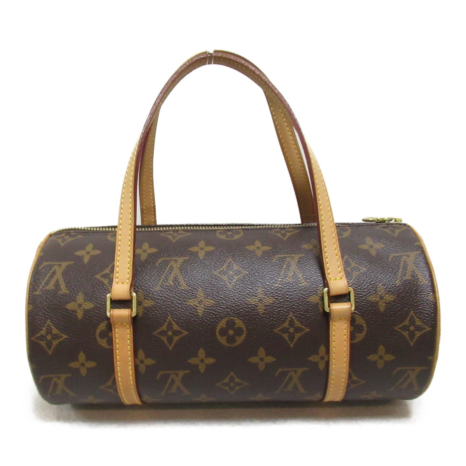 LOUIS VUITTON Monogram Papillon PM手挽袋啡色