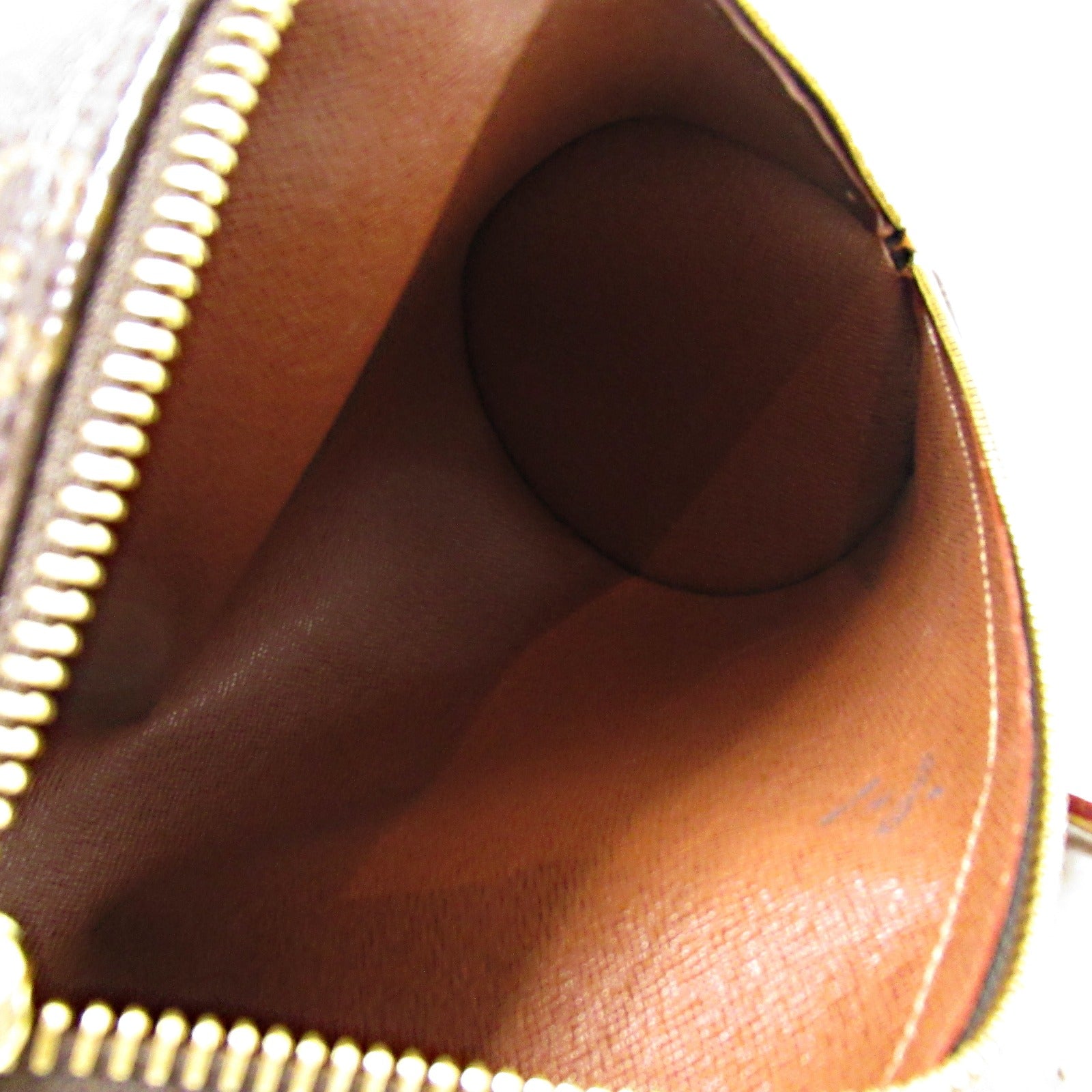 LOUIS VUITTON Monogram Papillon PM手挽袋啡色