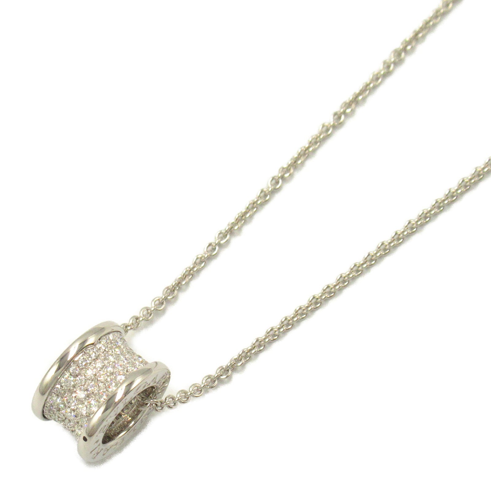 BVLGARI 18K白金/鑽石B-zero1 Necklace項鍊