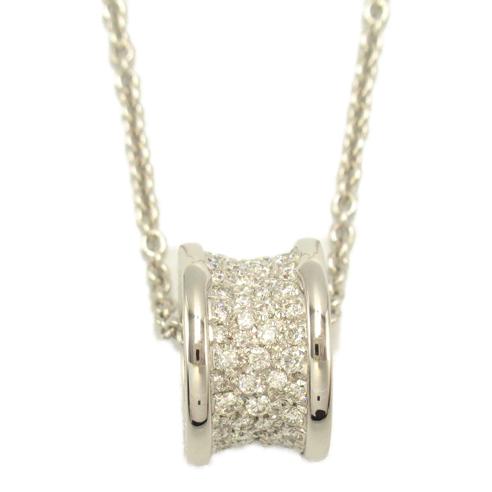 BVLGARI 18K白金/鑽石B-zero1 Necklace項鍊