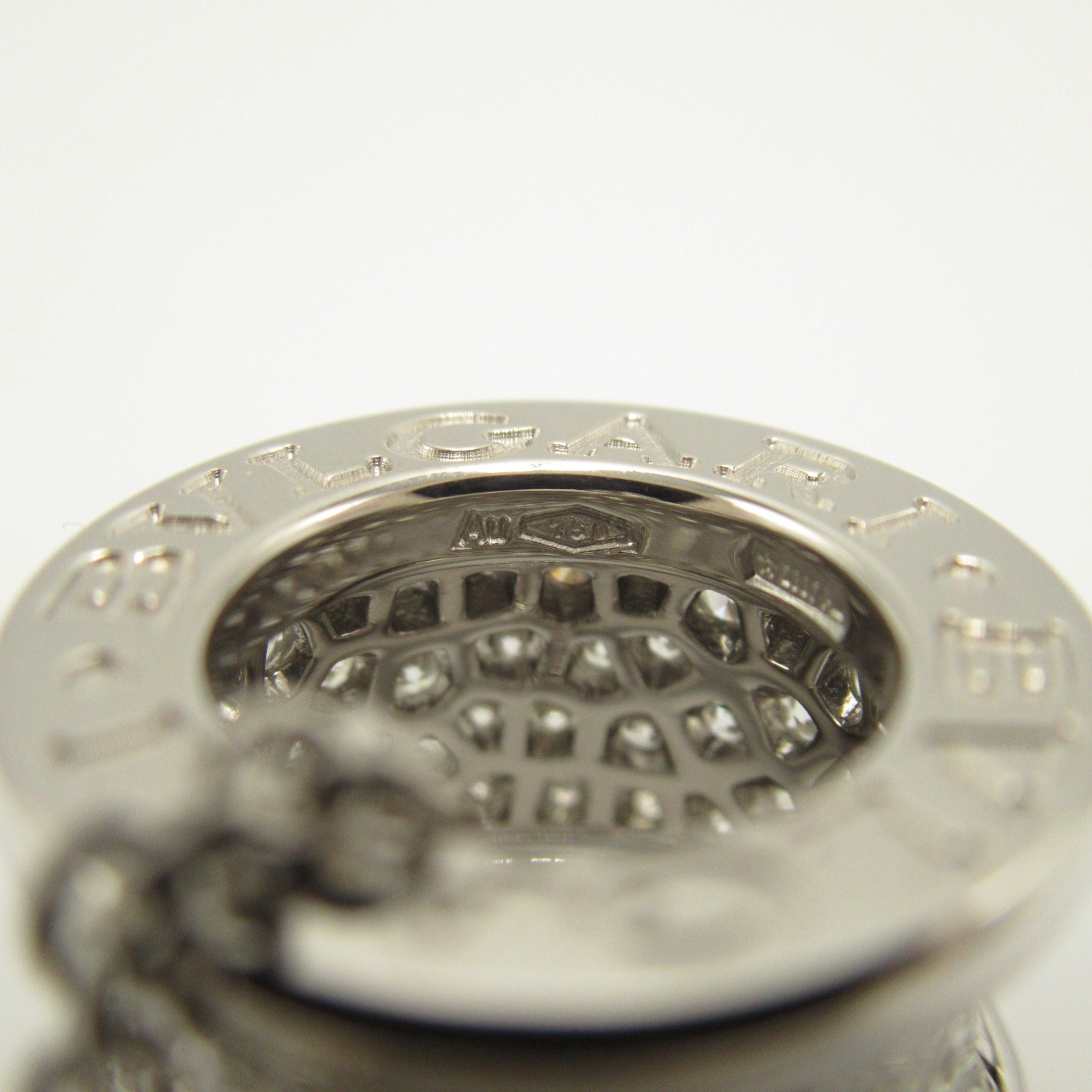 BVLGARI 18K白金/鑽石B-zero1 Necklace項鍊