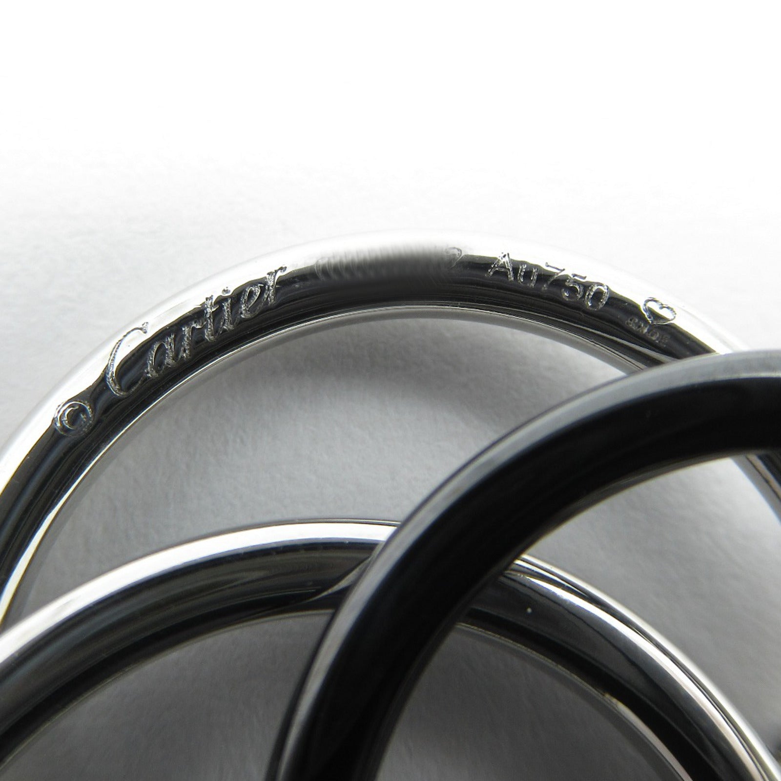 CARTIER 【激減優惠】18K白金Trinity Dia Necklace項鍊