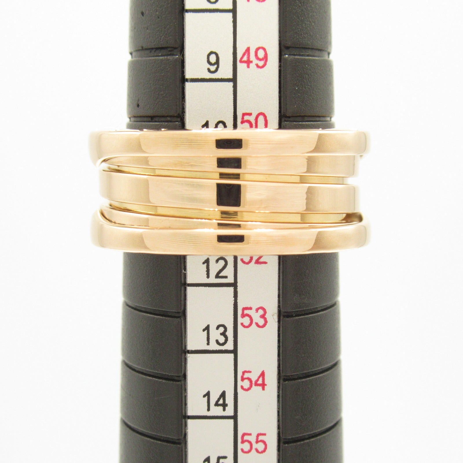 BVLGARI 18K玫瑰金B-zero1 Ring戒指US#5.8/BVLGARI＃52